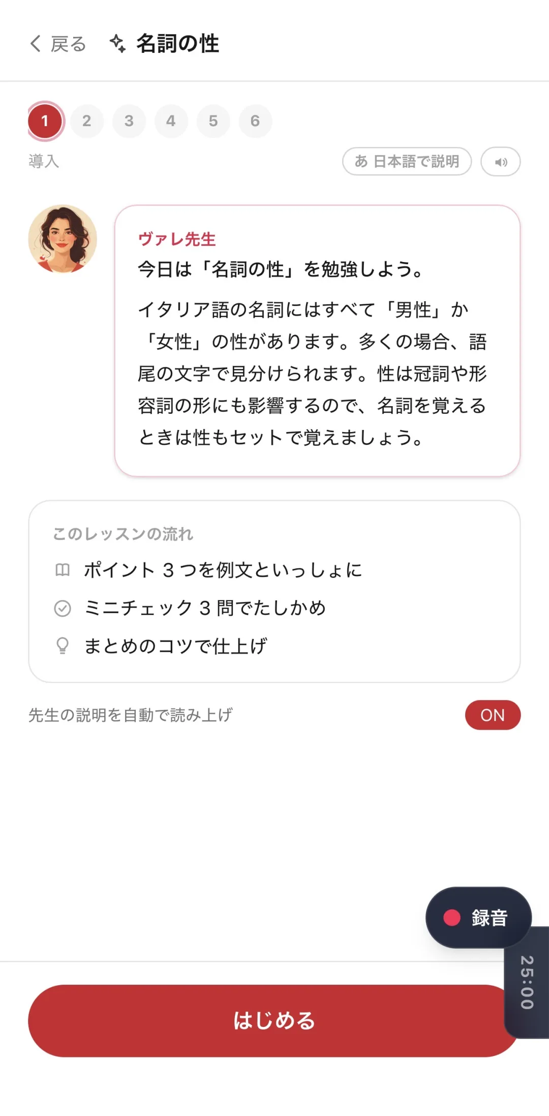 文法レッスン — 先生の解説つき